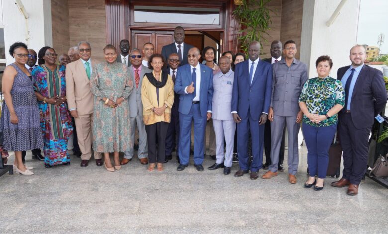 وفد مجلس السلم والأمن الإفريقي يصل جوبا لبحث تنفيذ اتفاق السلام