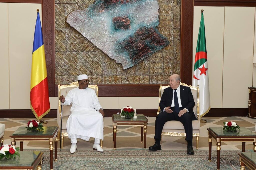 محادثات ثنائية بين الرئيسين الجزائري والتشادي لتعزيز الشراكة