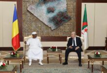 محادثات ثنائية بين الرئيسين الجزائري والتشادي لتعزيز الشراكة