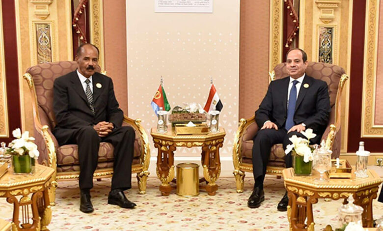 الرئيسان السيسي والإريتري