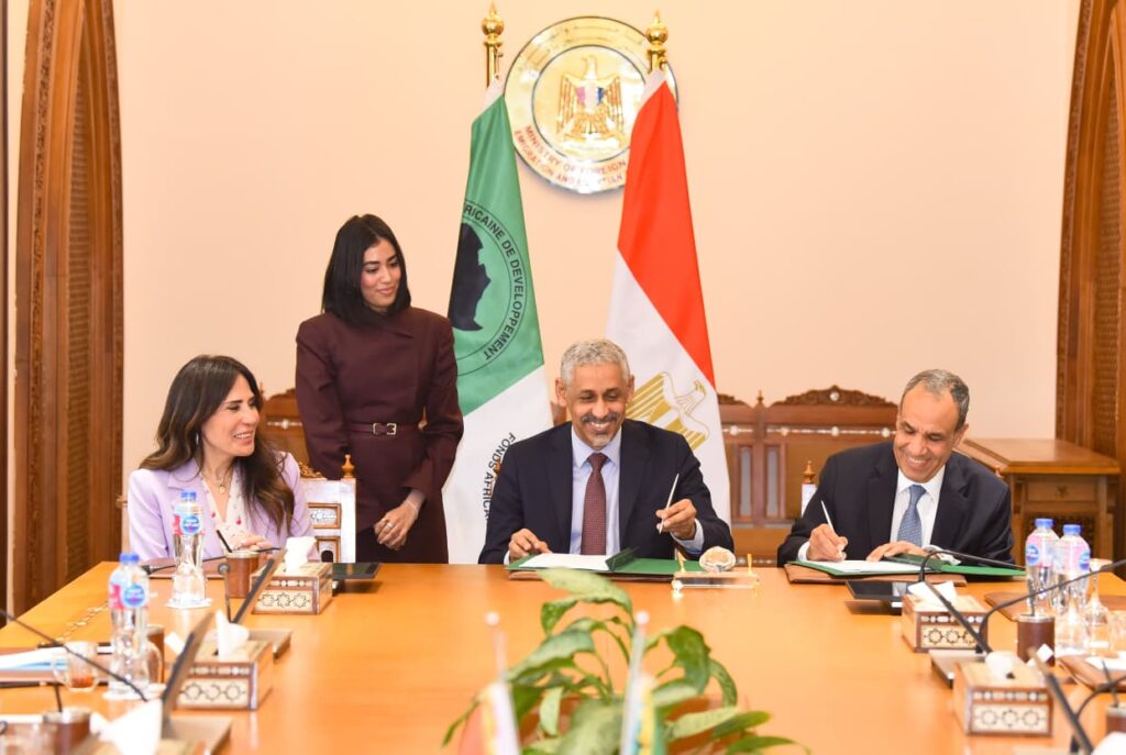 بدر عبد العاطي يستقبل رئيس بنك التنمية الإفريقي