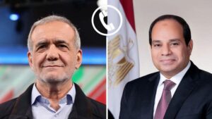 الرئيس السيسي ورئيس إيران يناقشان هاتفياً جهود التوصل لاتفاق بين طهران وأمريكا