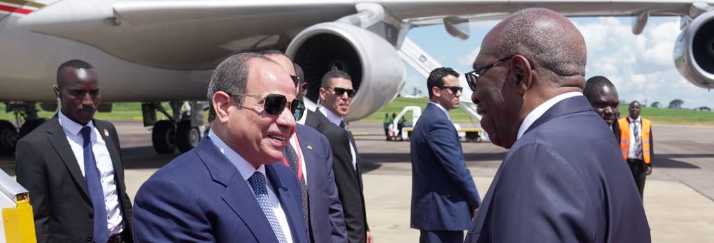 الرئيس السيسي يصل أرض الوطن بعد زيارتين إلى كينيا وأوغندا
