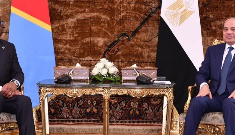 على رأسها المجال الصحي.. 4 مذكرات تفاهم بين رئيسي مصر والكونغو
