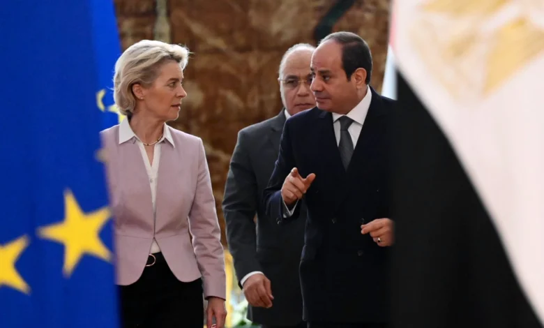 في قمة مجموعة السبع.. مباحثات بين السيسي ورئيسة المفوضية الأوروبية