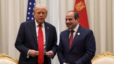 الرئيس السيسي يلتقي ترامب على هامش قمة مجموعة السبع