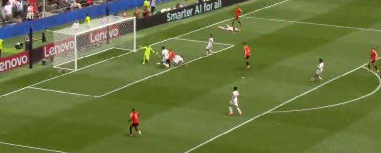 هدف عكسي يعيد بلجيكا للمباراة أمام منتخب مصر في مونديال 2026