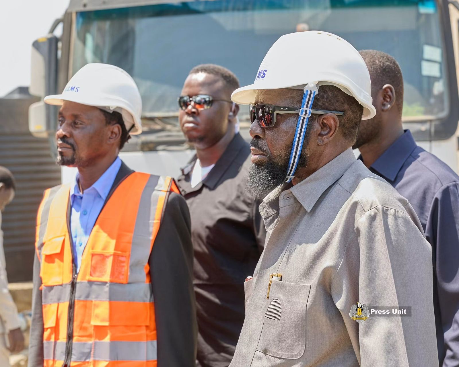 رئيس جنوب السودان يتفقد مشروع J1