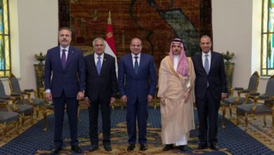 السيسي يلتقي وزراء خارجية مصر والسعودية وباكستان وتركيا