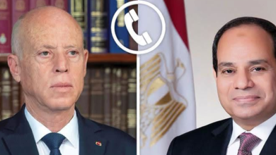 السيسي وقيس سعيد يؤكدان رفض التصعيد بالمنطقة