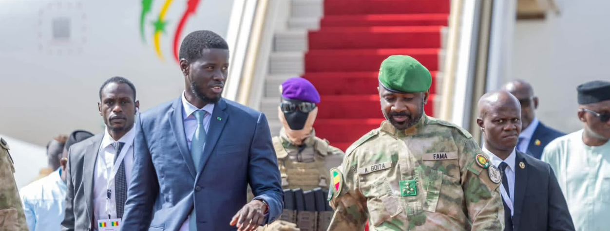 Amidst regional security changes, the President of Senegal arrives in Bamako.