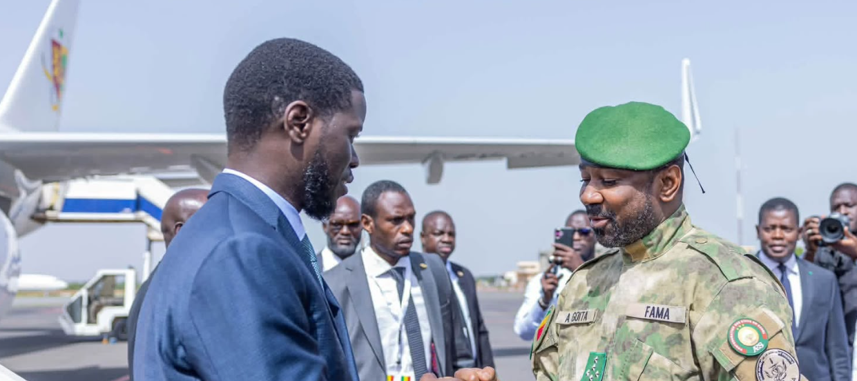 Amidst regional security changes, the President of Senegal arrives in Bamako.