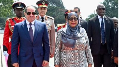 الرئيس السيسي ورئيسة تنزانيا