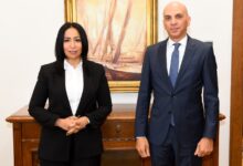 سالي عاطف والسفير تميم خلاف