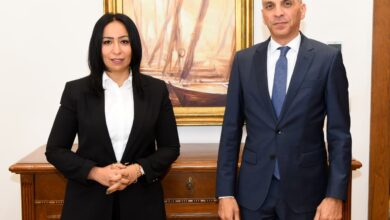 سالي عاطف والسفير تميم خلاف