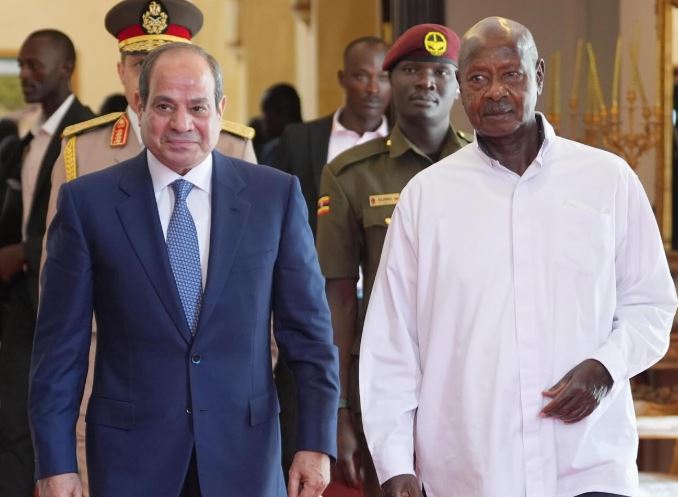 President Sisi and his Ugandan counterpart