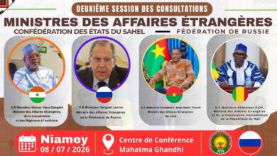 Les ministres des Affaires étrangères des pays du Sahel et de la Fédération de Russie