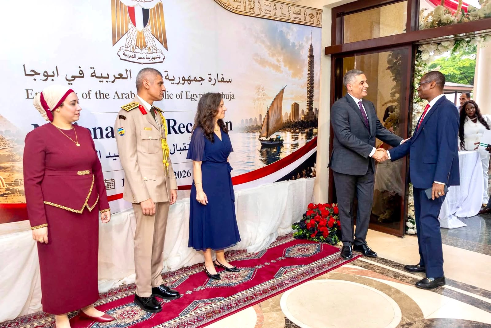 سفارة مصر بنيجيريا تحتفل بذكرى ثورة 23 يوليو