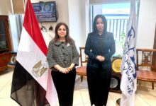 Ambassador Nermin Al-Zawahiri and Editor-in-Chief Sally Atef