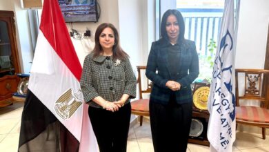 Ambassador Nermin Al-Zawahiri and Editor-in-Chief Sally Atef