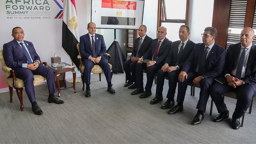 الرئيس السيسي ونظيره المدغشقري