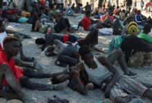 Thousands of migrants are stranded in Ceuta amid shortages of food and water.