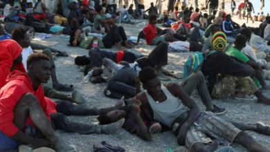 Thousands of migrants are stranded in Ceuta amid shortages of food and water.