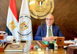 Dr. Hani Sweilem, Minister of Water Resources and Irrigation, and Sally Atef, Chairperson of the Board of Directors and Editor-in-Chief of Zoom Africa News.